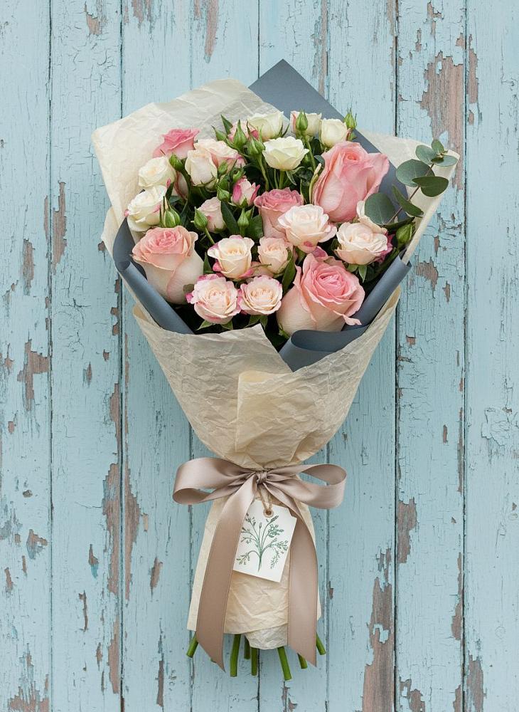 Букет цветов из: Розы в Заюково