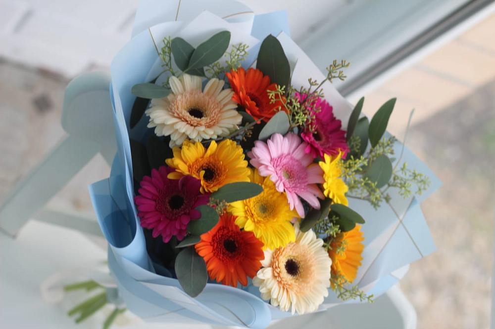 Букет цветов из: Герберы в Заюково