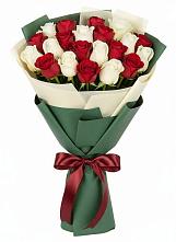 Букет Микс из красных и белых роз #REPLACE_PRED# Заюково