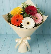 Букет цветов из:  Герберы #REPLACE_PRED# Заюково