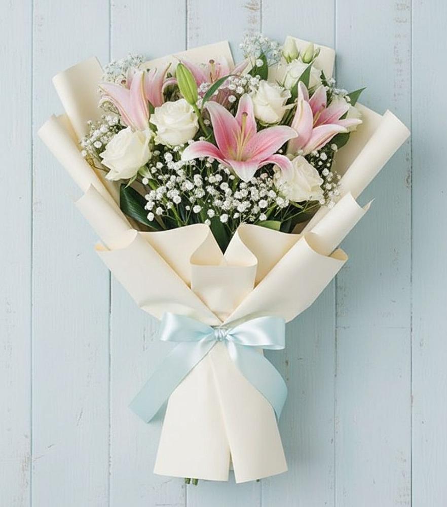 Букет цветов из: Лилии в Заюково