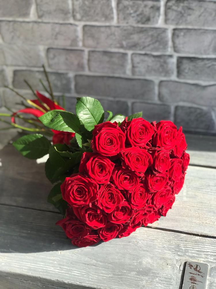 Букет Красные розы Фридом в Заюково