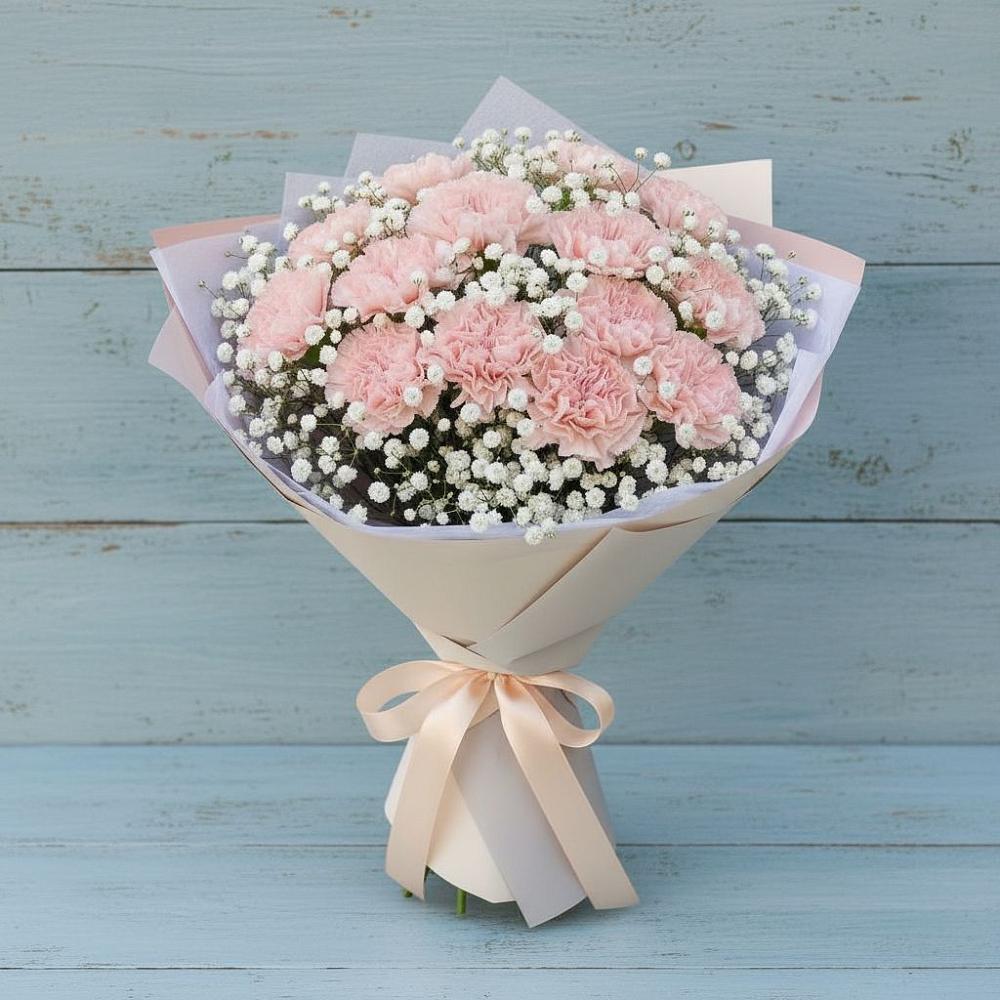 Букет цветов из: Гвоздики в Заюково