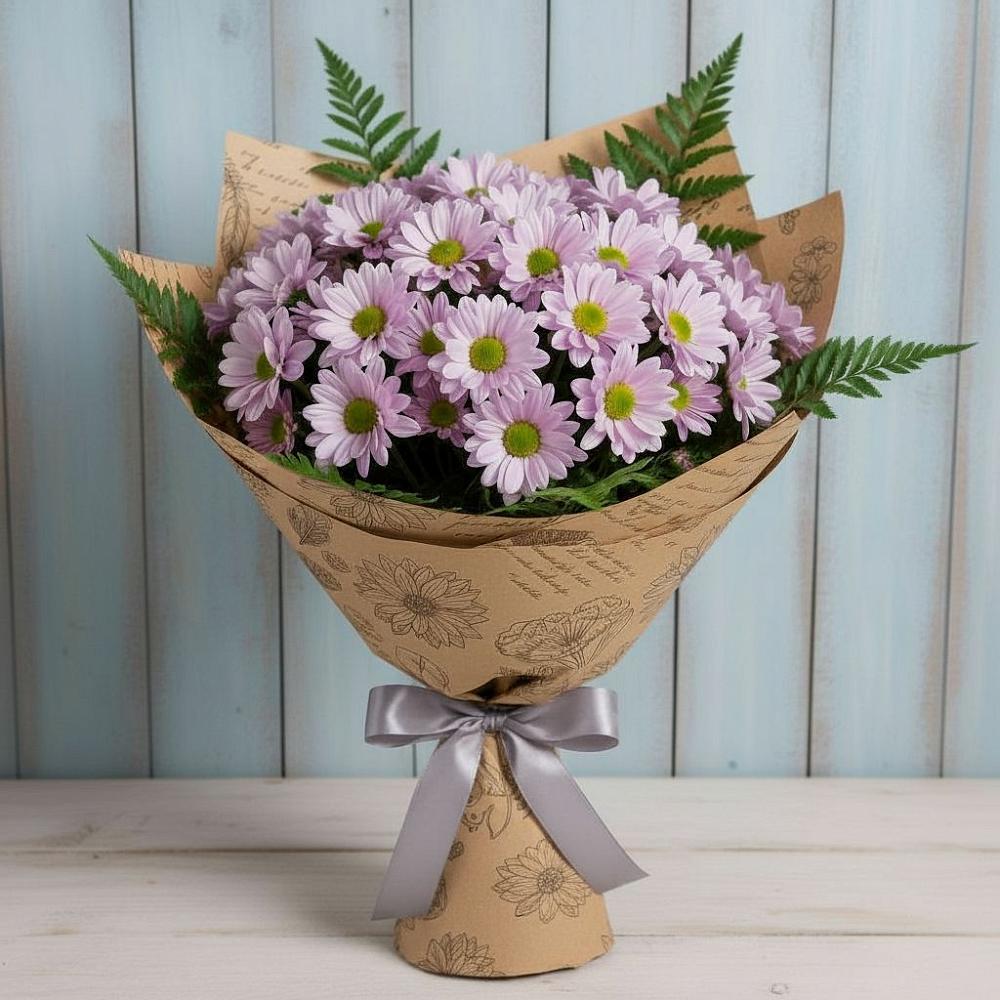 Букет цветов из: Хризантемы в Заюково