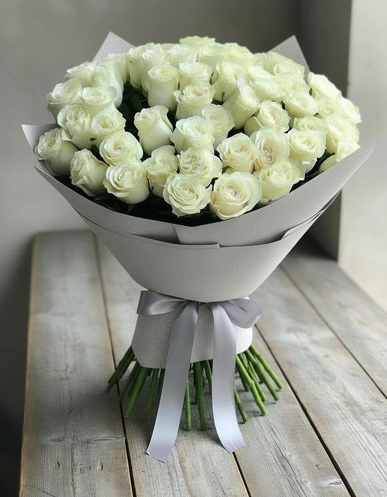 Букет 35 Белых роз в Заюково