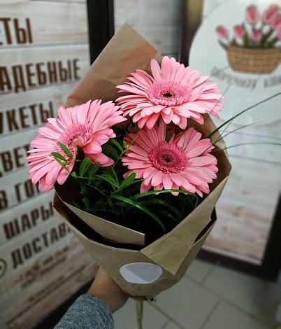 Букет цветов из: Герберы в Заюково