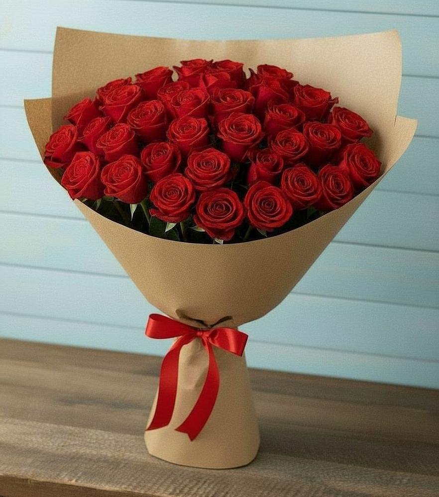 Букет Красные розы Милано в Заюково