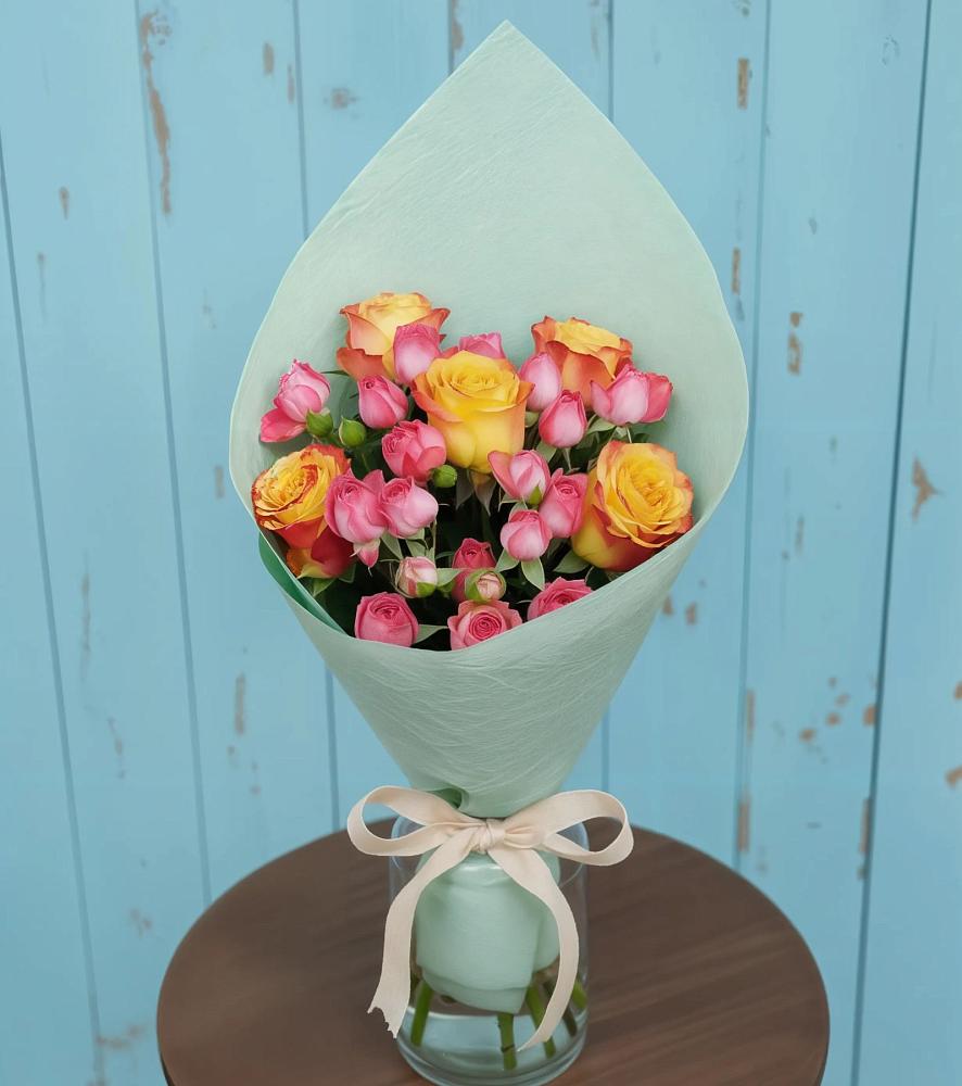 Букет цветов из: Розы в Заюково