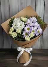 Букет цветов из:  Хризантемы и Розы #REPLACE_PRED# Заюково