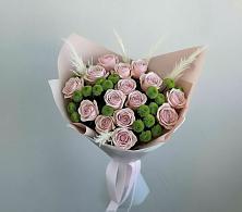 Букет цветов из:  Розы и Хризантемы в Заюково