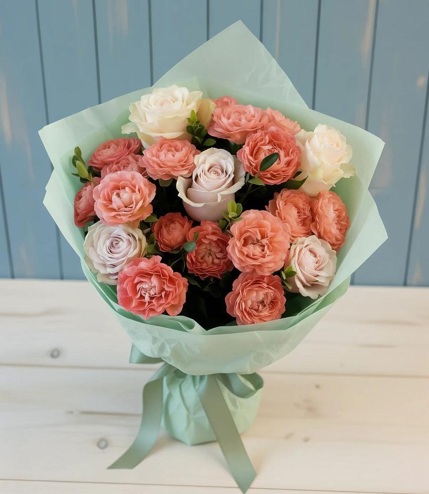 Букет цветов из: Розы в Заюково