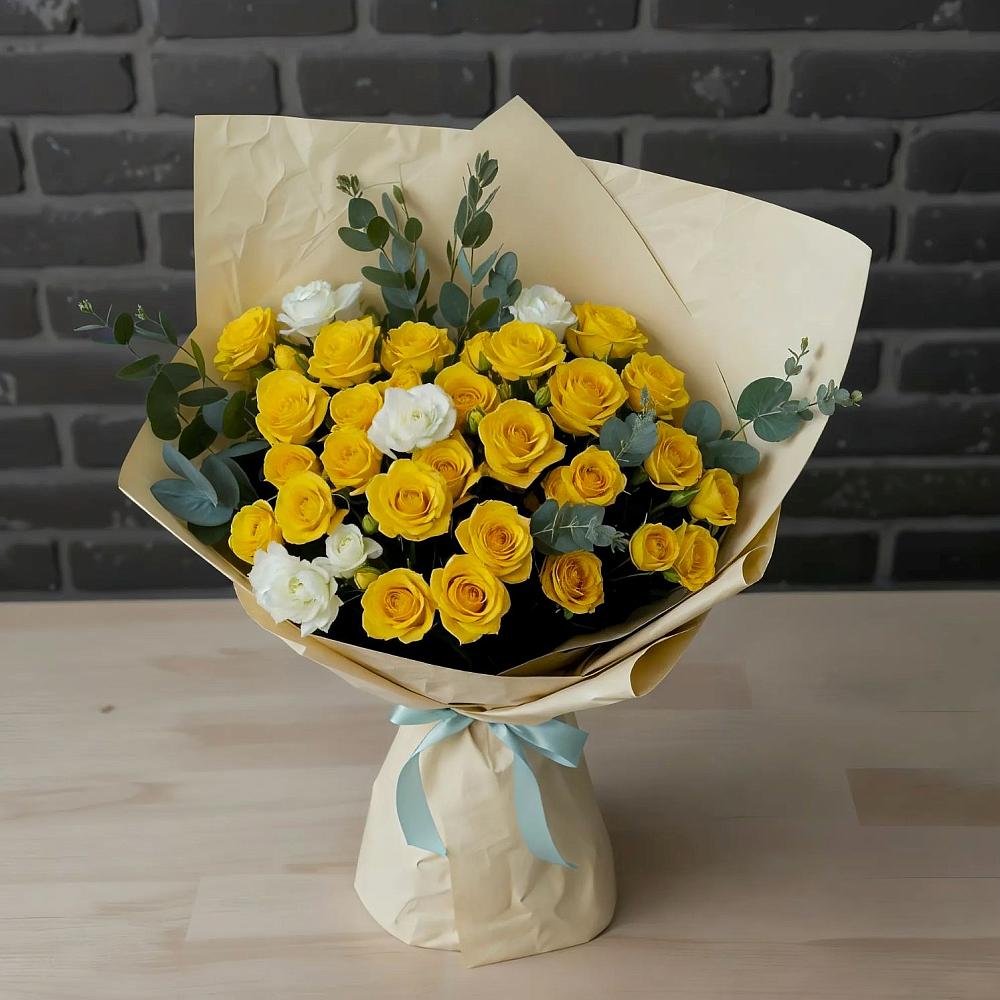 Букет цветов из: Розы в Заюково