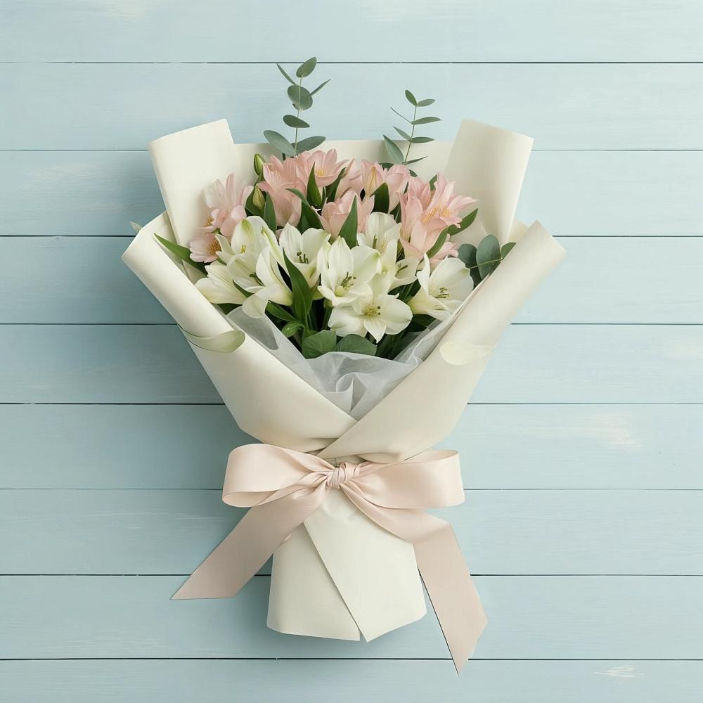 Букет цветов из: Альстромерии в Заюково