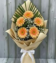 Букет цветов из:  Герберы в Заюково