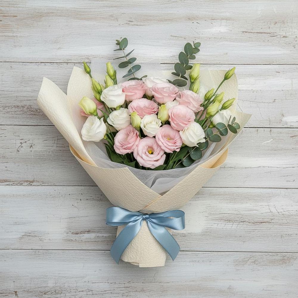 Букет цветов из: Лизиантусы в Заюково